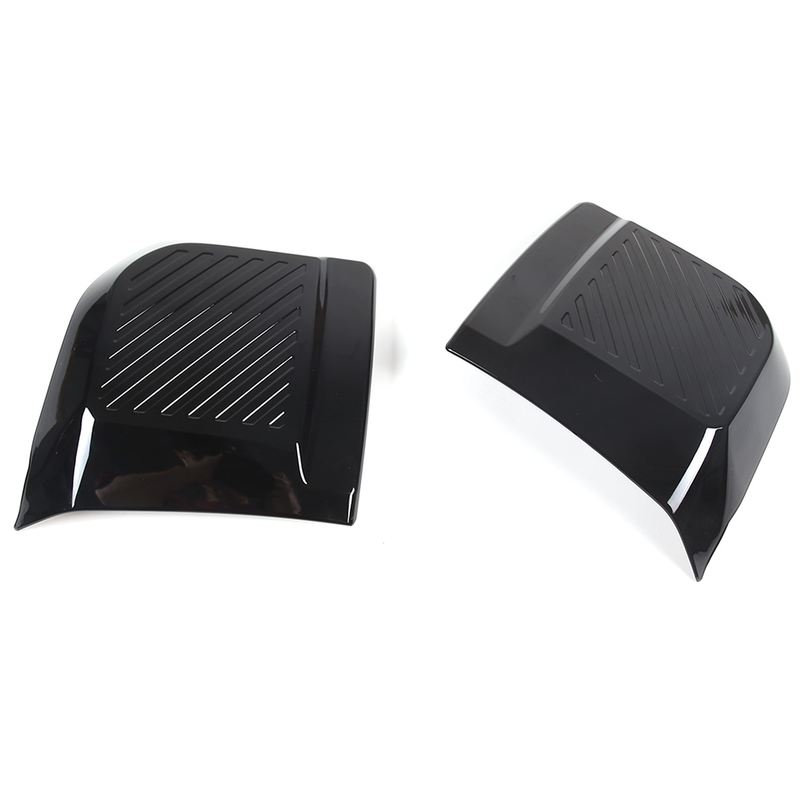Car Rear Bumper Side Impact Trim Cover Piano ABS Black For Ford Maverick 2022+