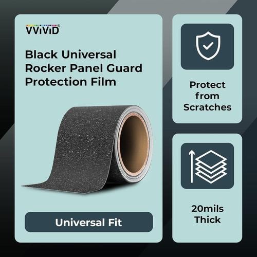 Vvivid Black Indestructible Tape Rocker Panel Guard Truck 2.75″ X 5ft,