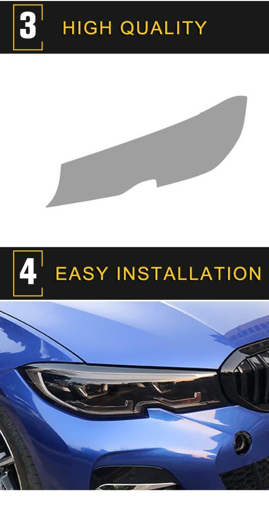 Car Headlights Lamp Protective Film Invisible Sticker For BMW G20 330i 2019UP