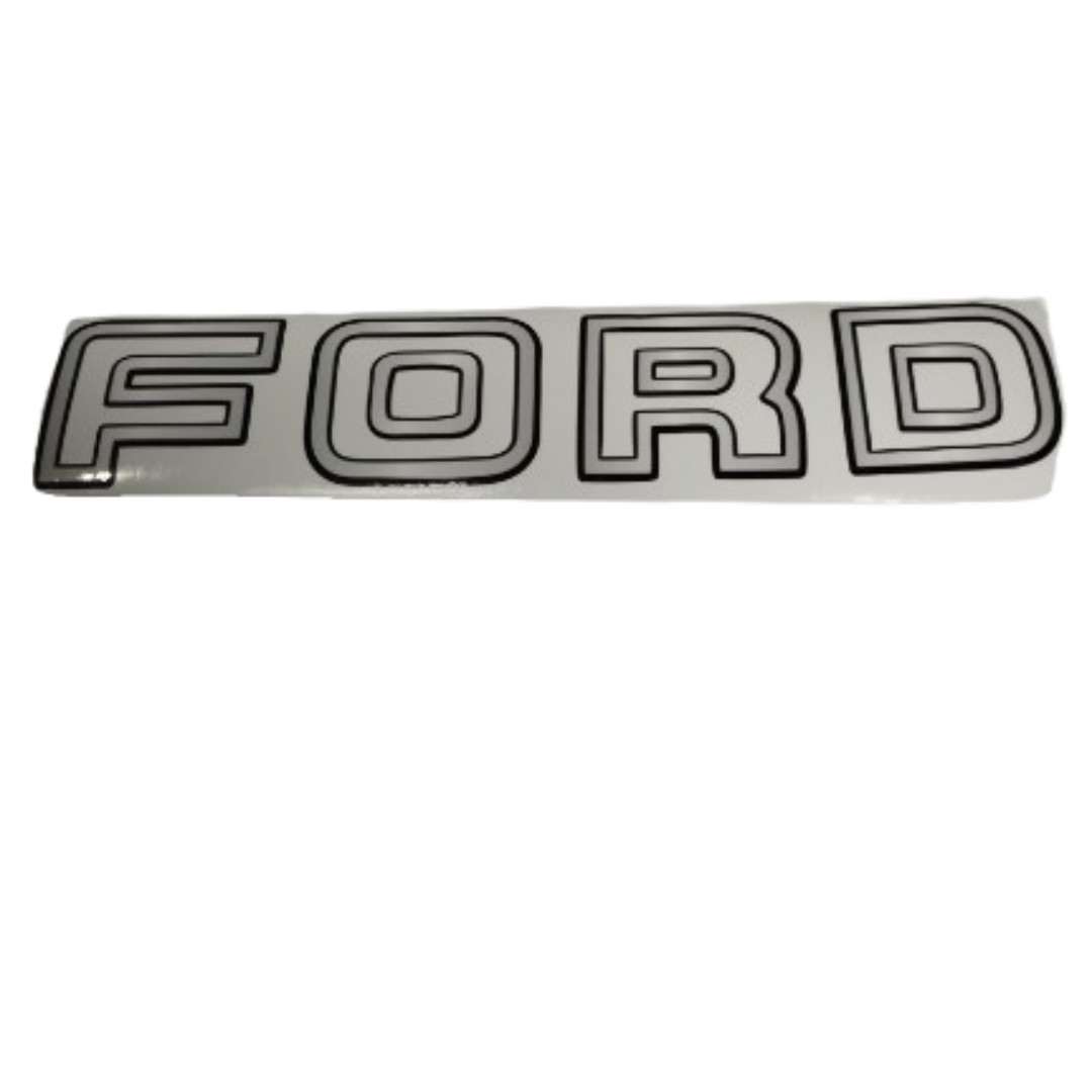 TAILGATE DECAL fits 1992-1996 OBS Ford F150. F250, F350 Silver/Black TOP QUALITY