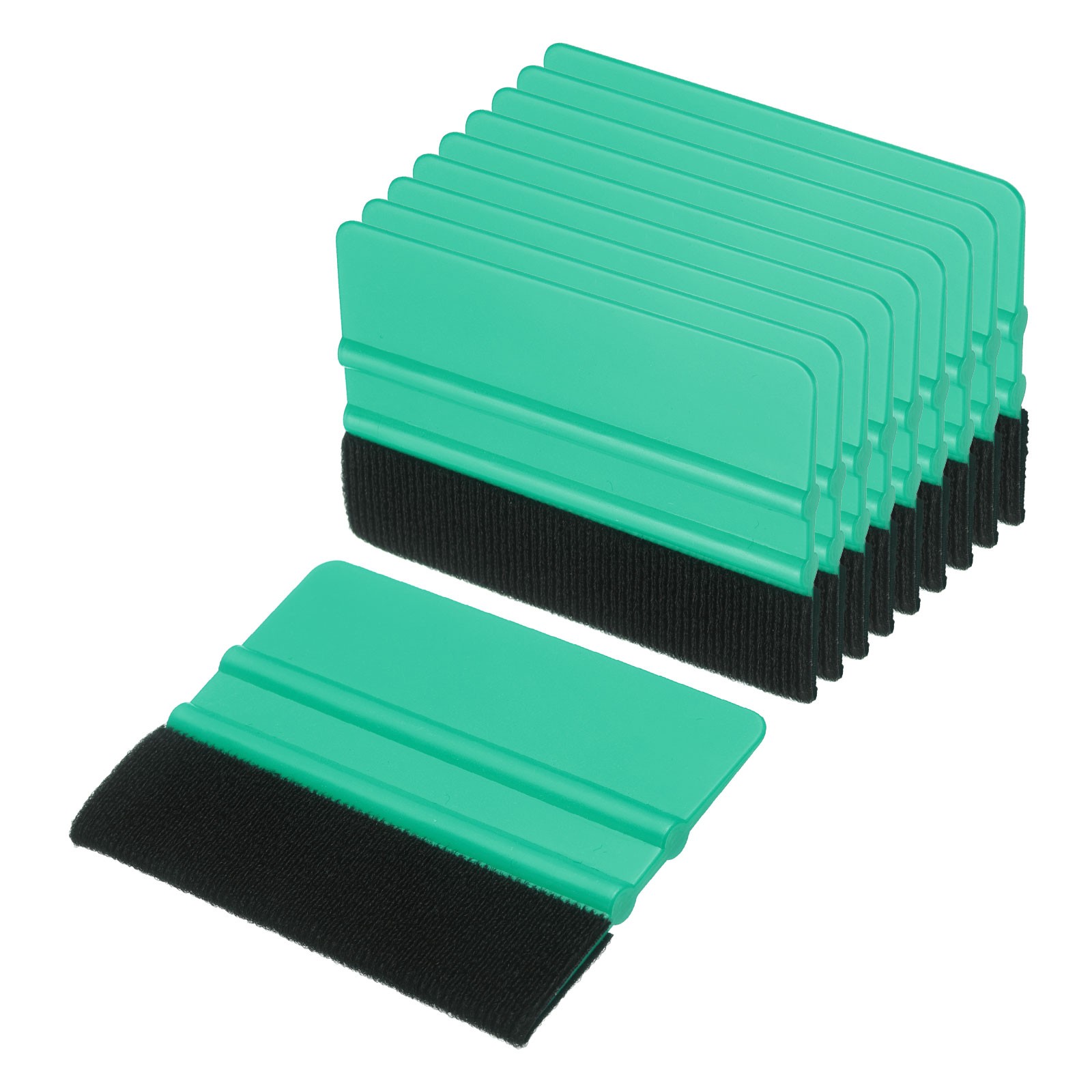 10pcs Car Vinyl Scraper 4 Inch Vinyl Squeegee for Car Window Tint, Cyan