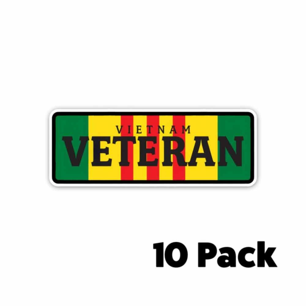 Vietnam Veteran Sticker Decal Vinyl viet vet pride honor served MULTI PACK