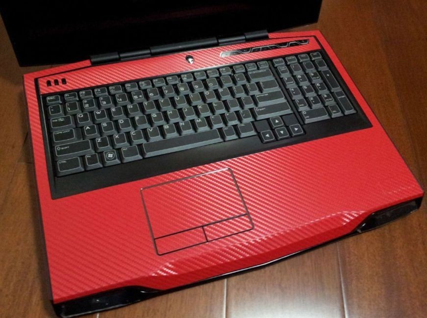 24″ X 60″ CARBON FIBER VINYL WRAP RED 3D PRO GRADE BUBBLE FREE AIR RELEASE