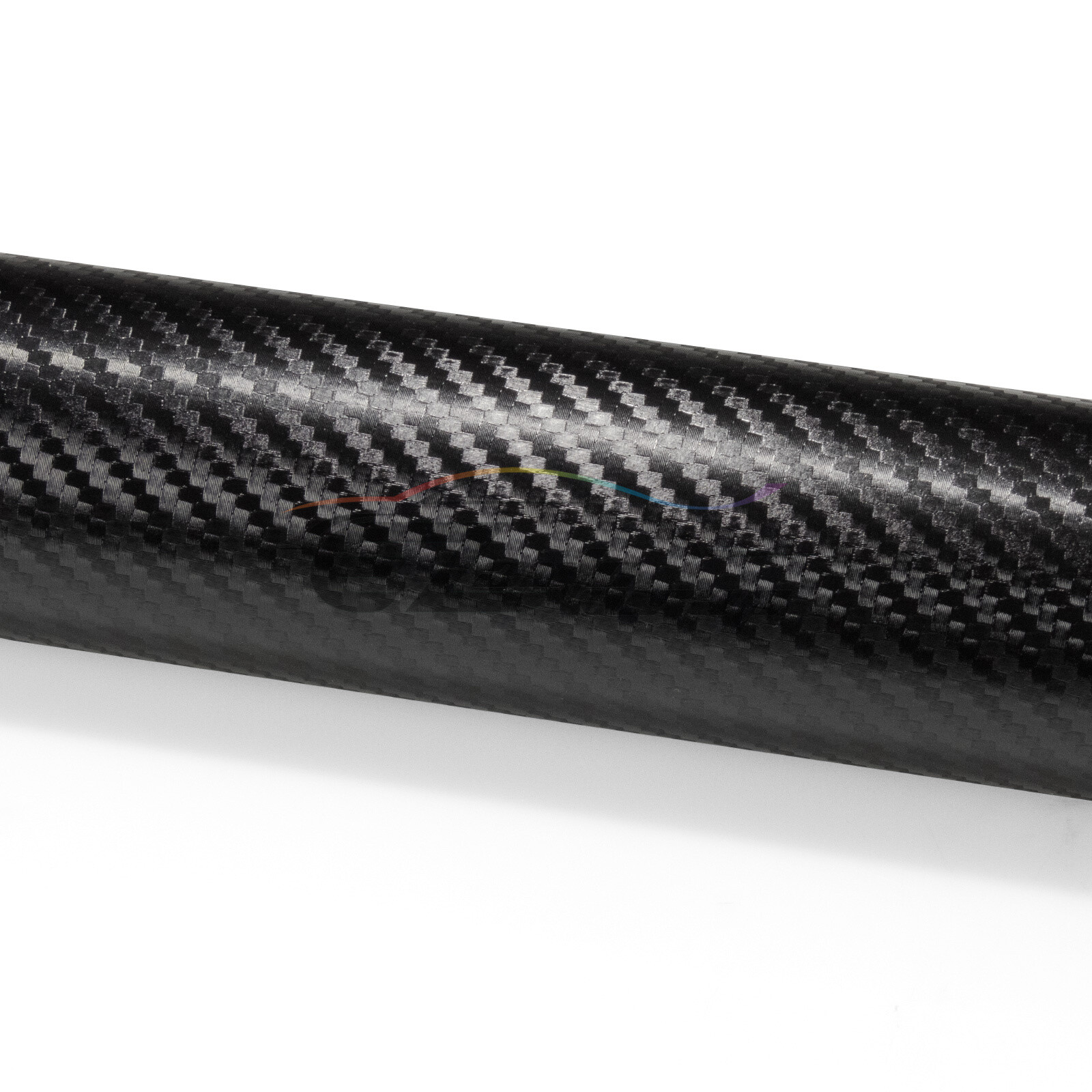 3D Carbon Fiber Shiny Black Matte Textured Vinyl Wrap Sticker Decal Bubble Free