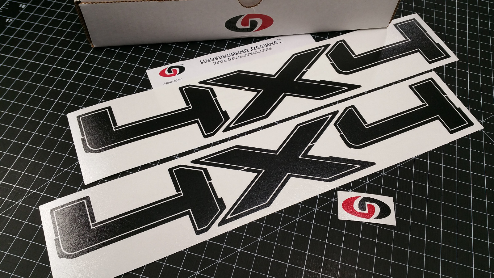 4×4 F150 Decals (2) Truck Bed Stickers Fits 2009-14 F-150 3.5L Ecoboost & 5.0 V8