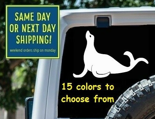 6 Size SEAL Car Window DECAL STICKER MacBook Laptop Tablet iPad Wall Door bottle