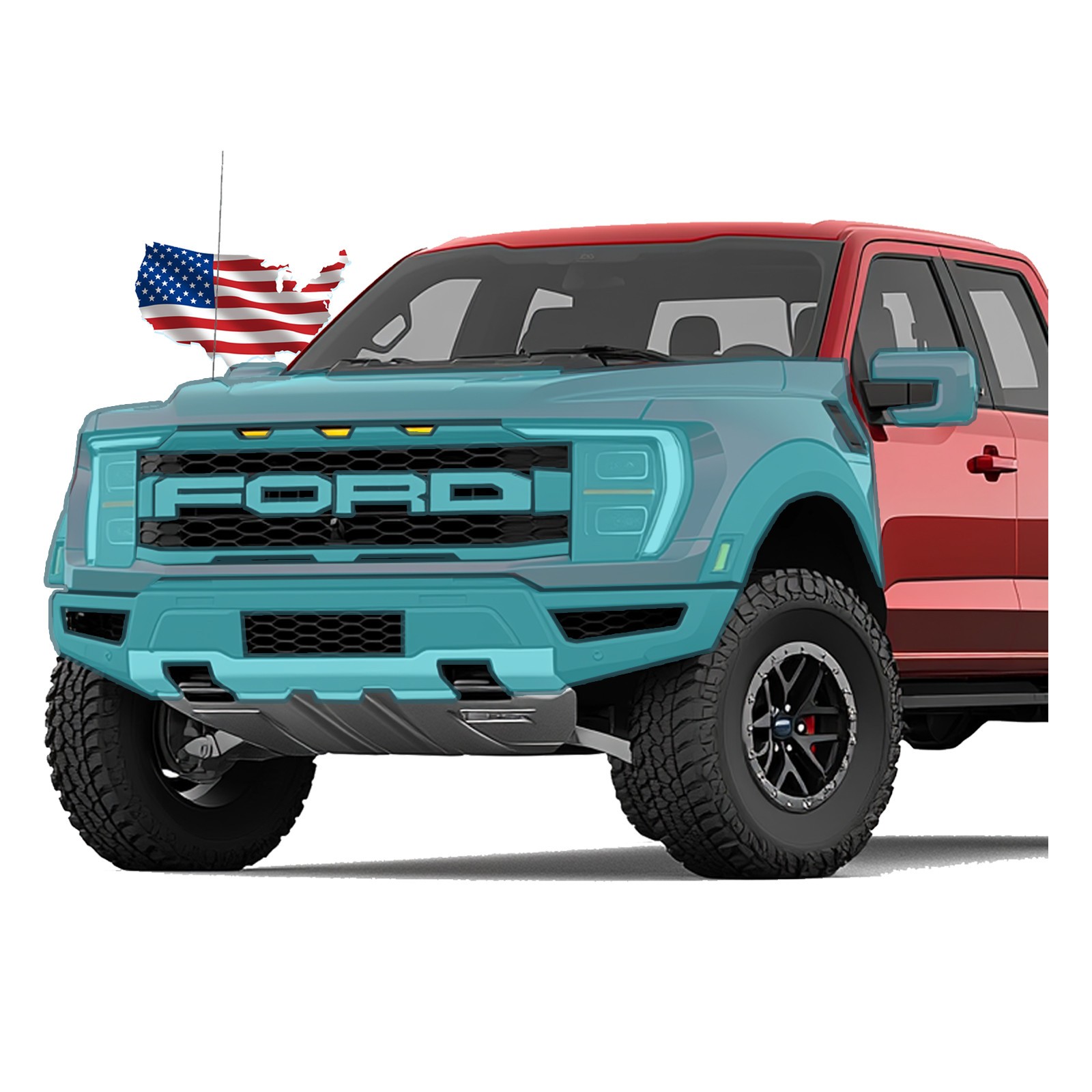 Paint Protection Film Clear Bra PPF Kit – Fits – Ford F150 Raptor 2021-2027
