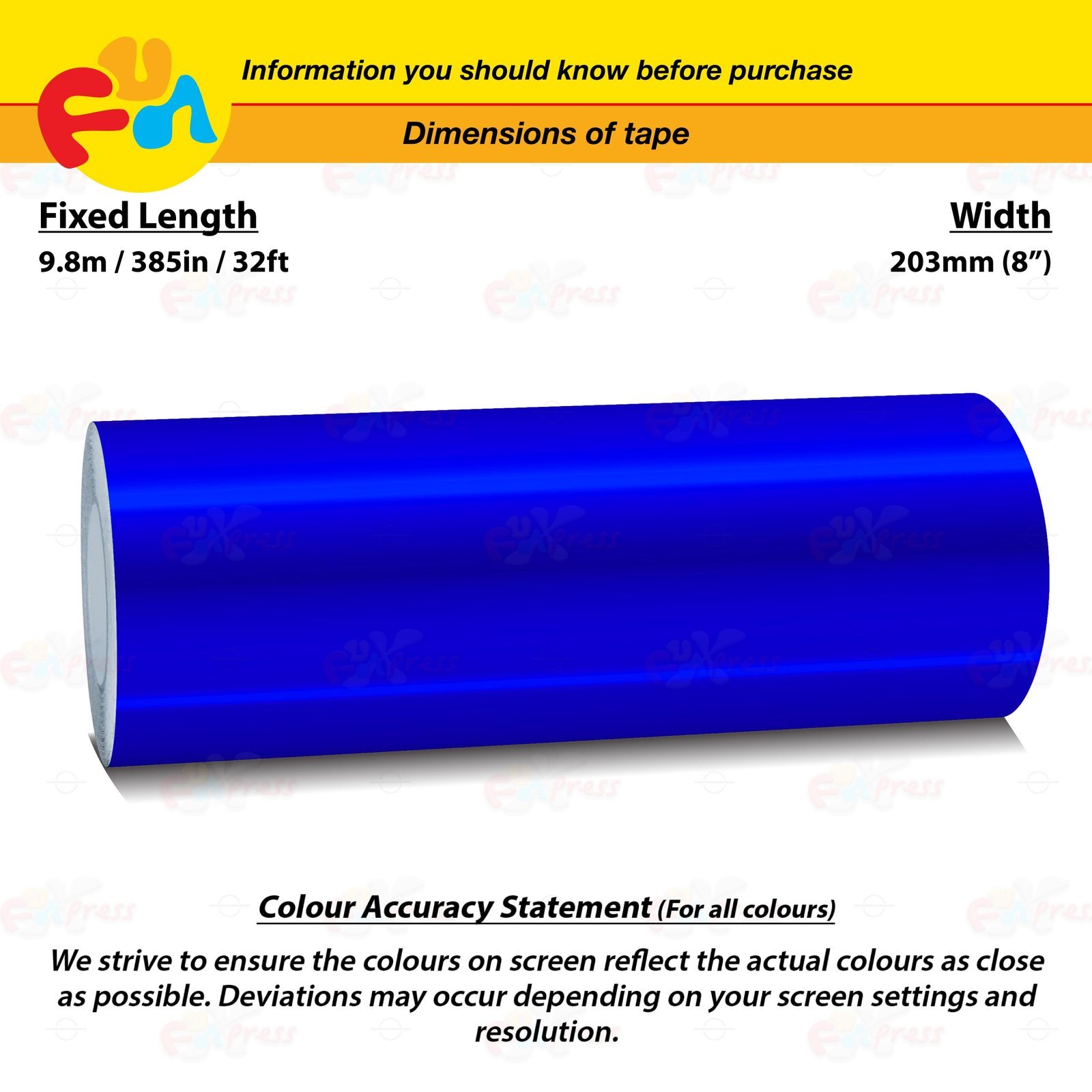 CHROME BLUE 8″ PIN STRIPE Car Model Motorcycle Decal TAPE Vinyl Sticker 203mm