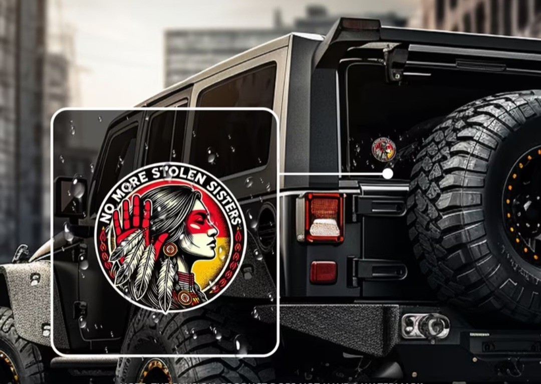 No More Stolen Sisters Car Truck Decal STICKER MMIW 3×3 In Free Shipping