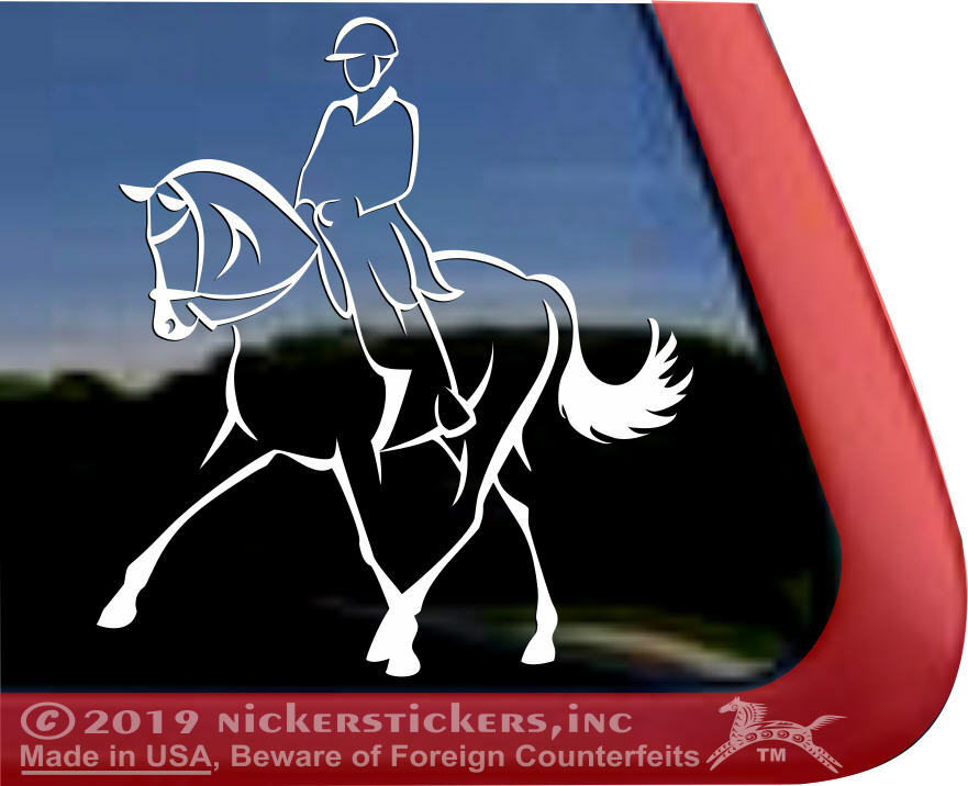 Dressage Horse | High Performance Vinyl Equestrian Horse Window Decal Sticker