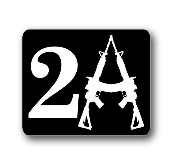 2A Sticker 5″ Wide | 2nd Amendment Vinyl Sticker | 2A Window Decal