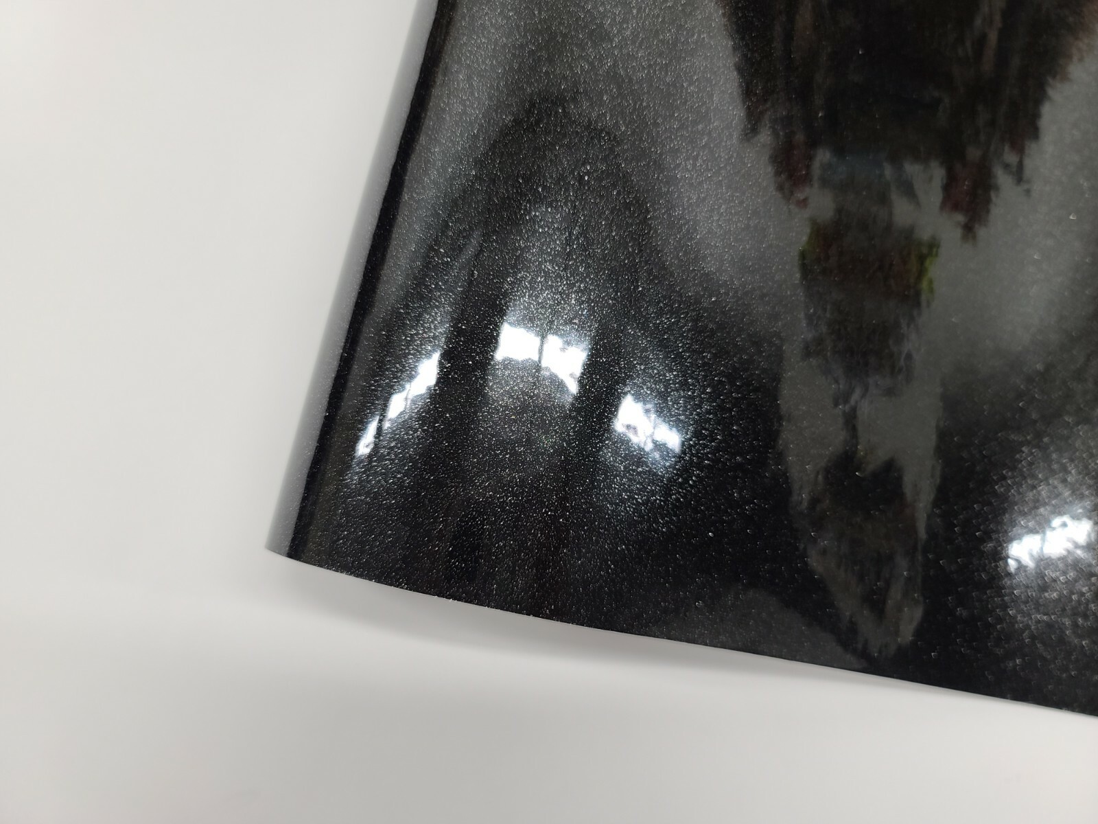 Gloss Black Sparkle Diamond Metallic Vinyl Car Auto Wrap Decal Sticker Film Roll