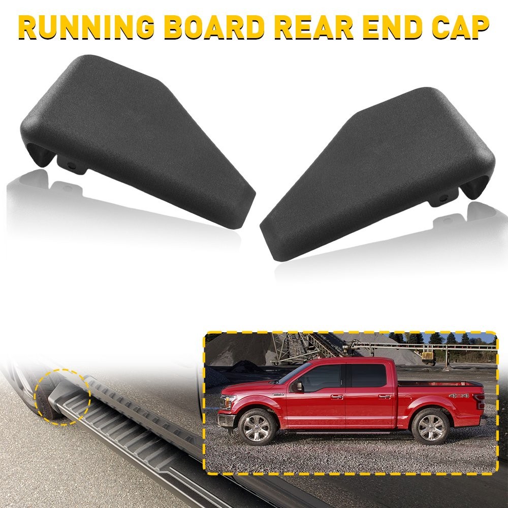 1/2set FL3Z16N455BA Left Right & Side Running Rear Board End Cap For Ford F-150