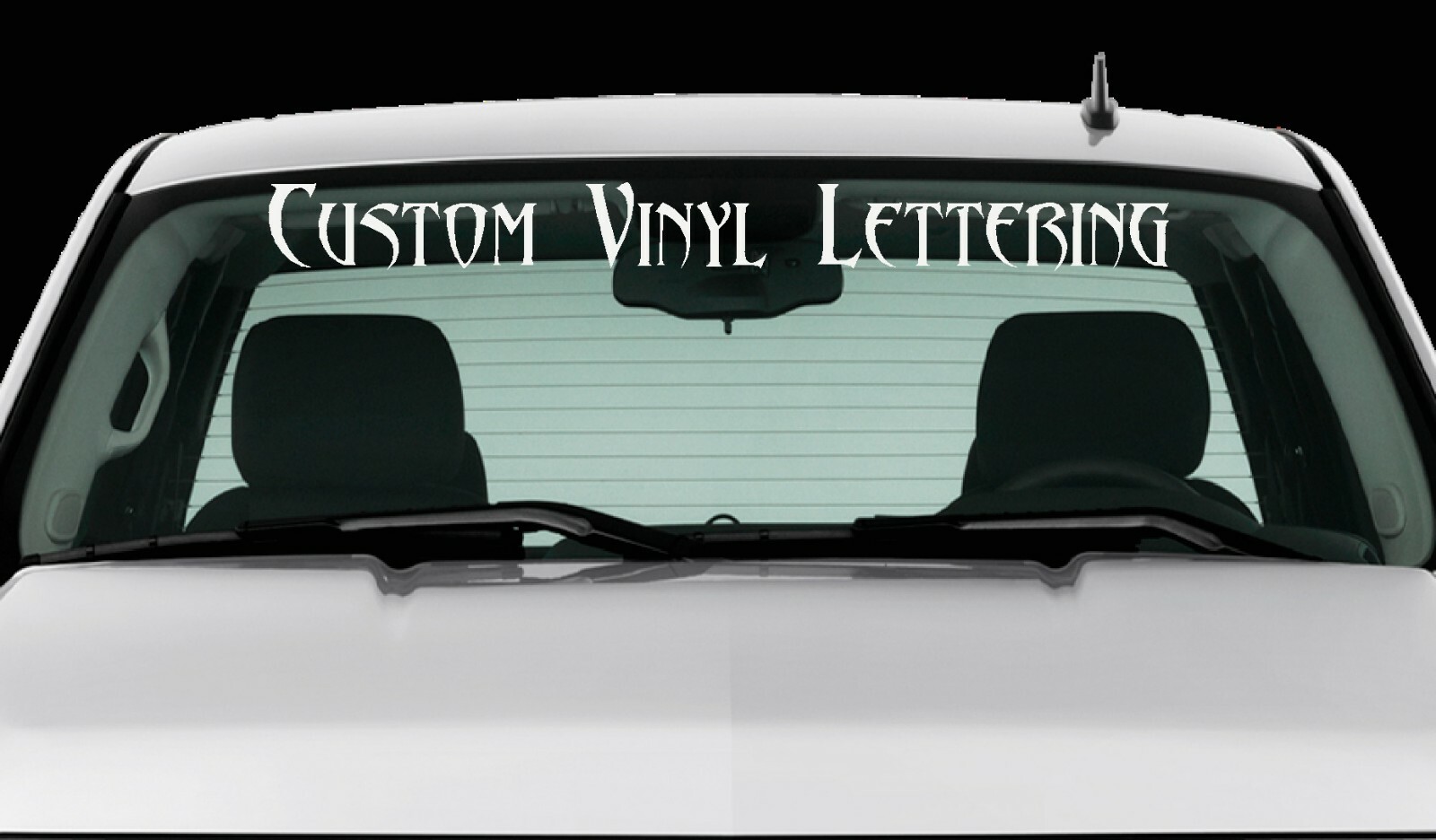 Custom Lettering Decal Vehicle Car Window Body Windshield Fender Door Bumper