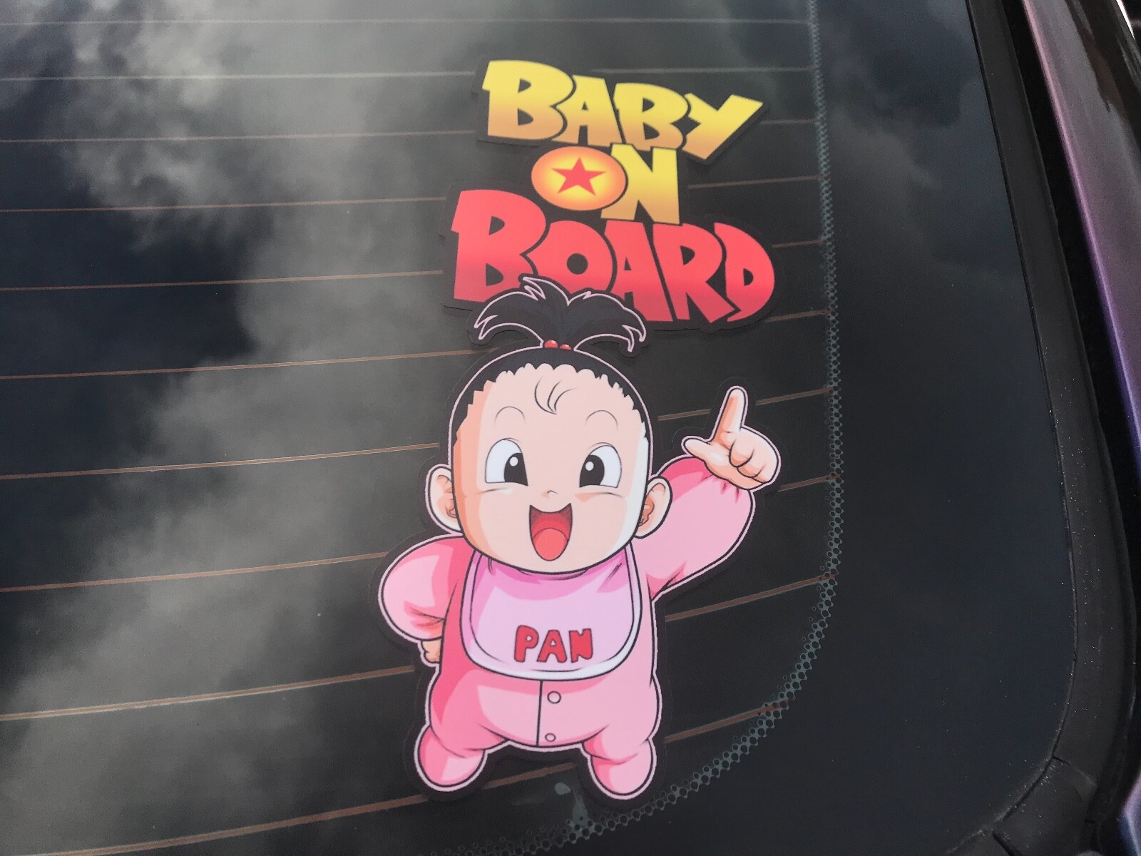 PAN Baby Dragonball Z Baby on Board Bumper Sticker Bumper Sticker Decal