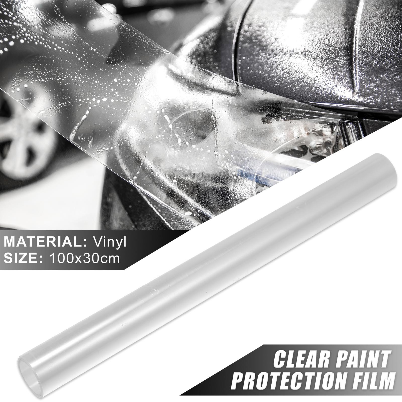 Clear Vinyl Wrap Sheet Car Paint Protection Film Cover Sticker Universal 12″x39″
