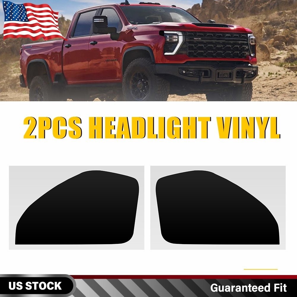 For 2022-25 Chevrolet Silverado 2X Side Marker Vinyl PreCut Overlay Tint Sticker