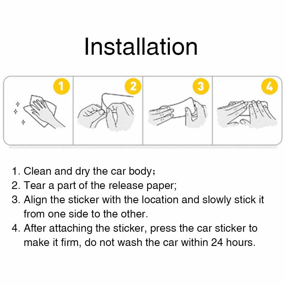 Car Sun Visor Strip Tint Film Front Windshield UV Shade Banner Accessories Black