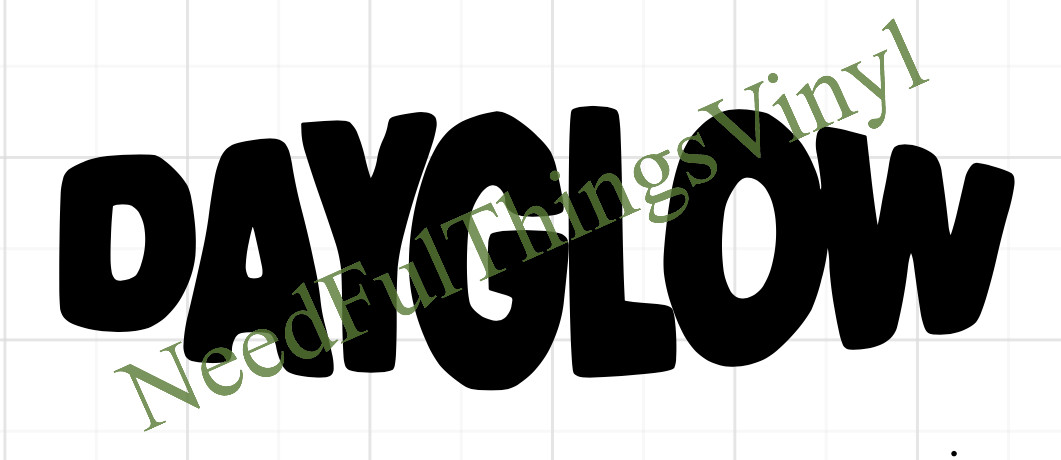 DAYGLOW 5in Vinyl Decal multiple colors available