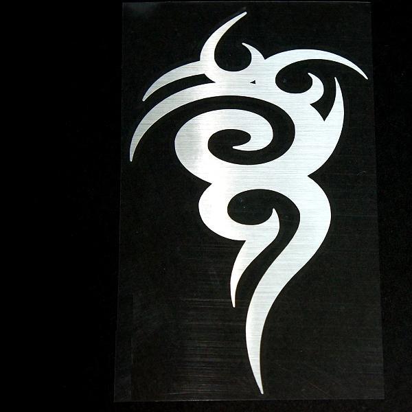CAR MOTORCYCLE TOTEM DECORATION DECALS STICKER SILVER