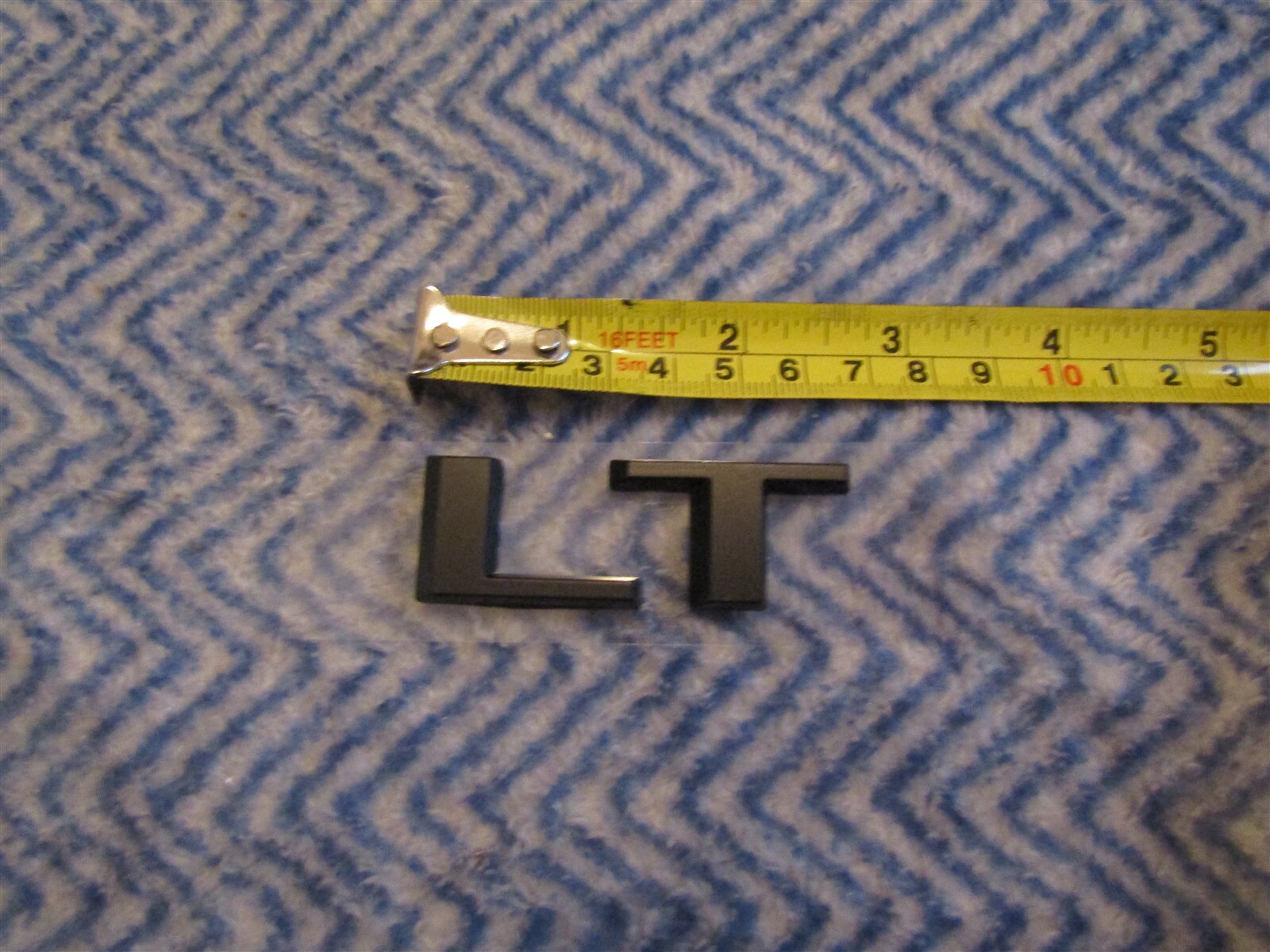 CHEVROLET SILVERADO SUBURBAN TAHOE “LT” LT BODY EMBLEM IN FLAT BLACK #31