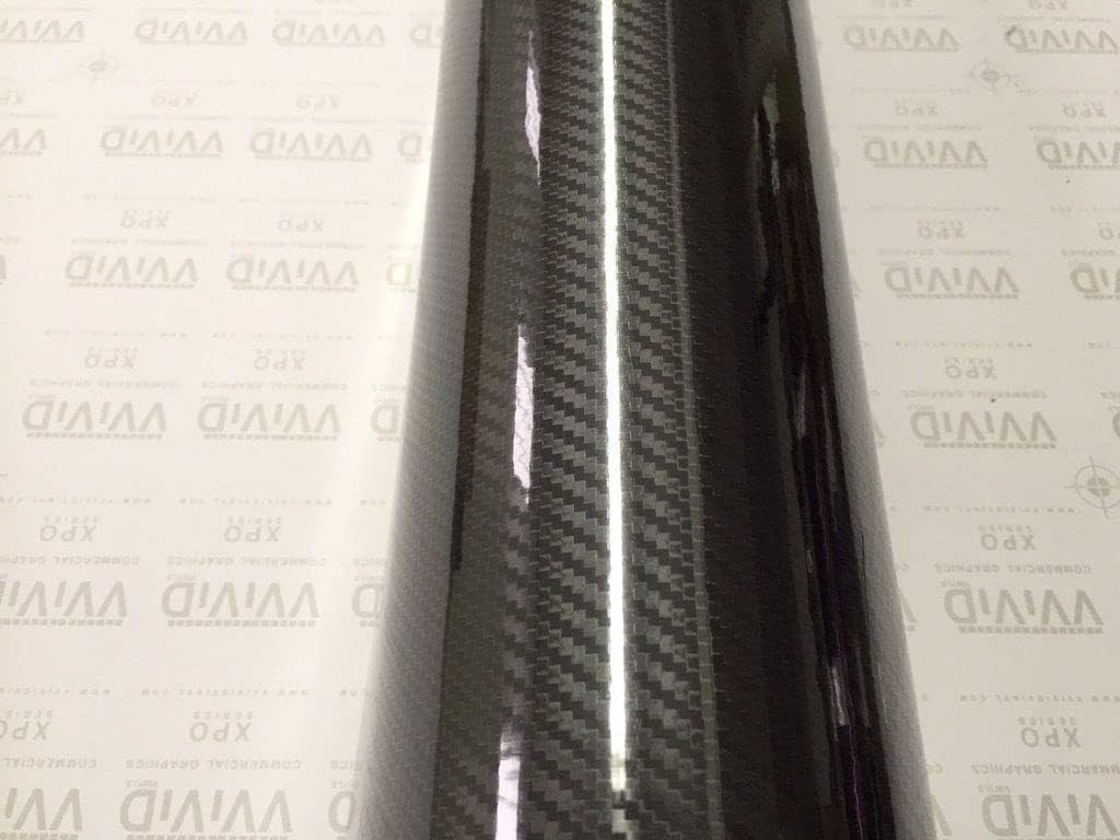 Scratch-Resistant Black Carbon Fiber Vinyl Wrap 3ft x 5ft – DIY Easy Application