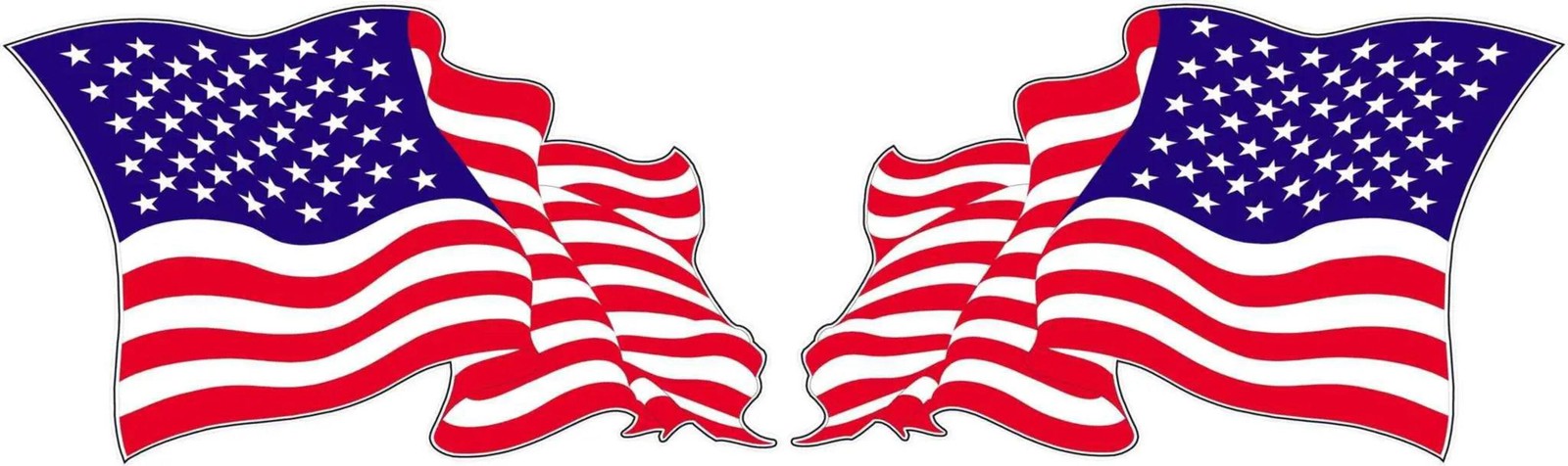 American Flag pairs Decal