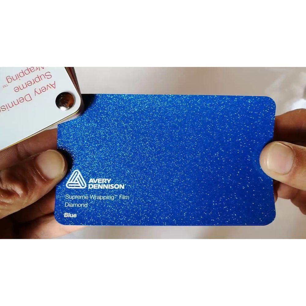 Avery Dennison SW900 Supreme Gloss Blue Diamond Vinyl Car Wrap Film | 676-D