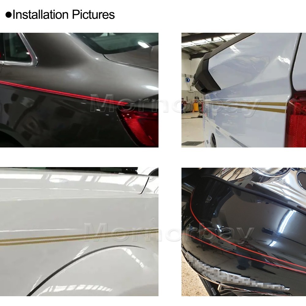Matte Gold 1/5″ 5mm Car Motorcycle Pin Stripe Vinyl Body Sticker Decals 32ft