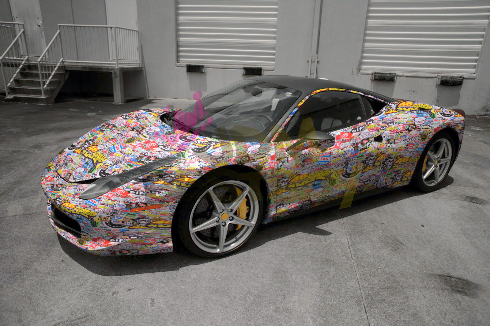 【Sticker Bomb】 Vinyl Wrap Decal Film Graffiti Cartoon JDM USDM Sheet DIY #202