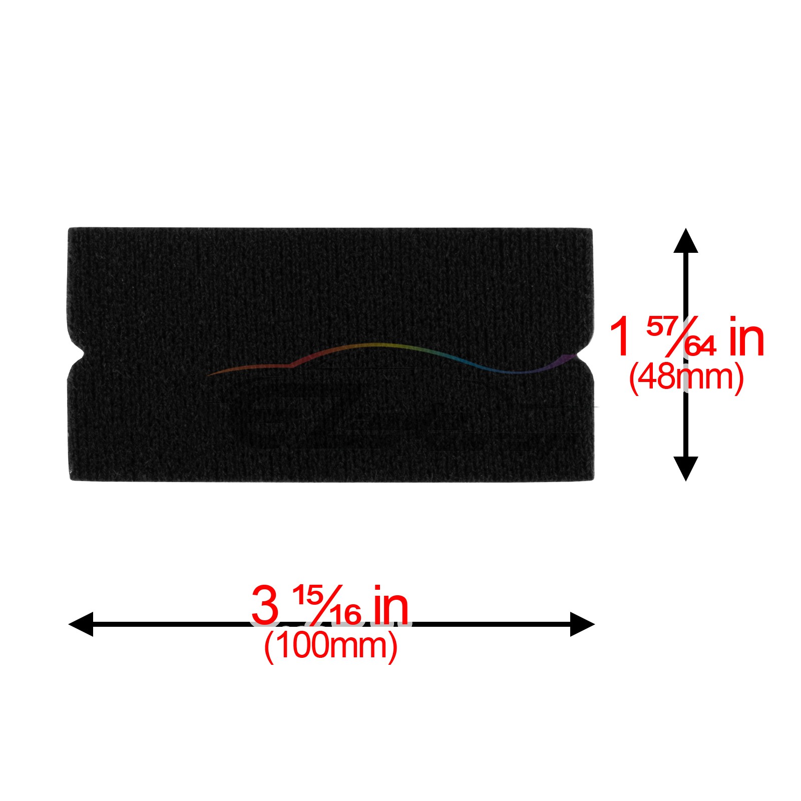 3M Blue Squeegee Applicator Tool Replaceable Felt Edge Tips x10pcs Felt Kit Set