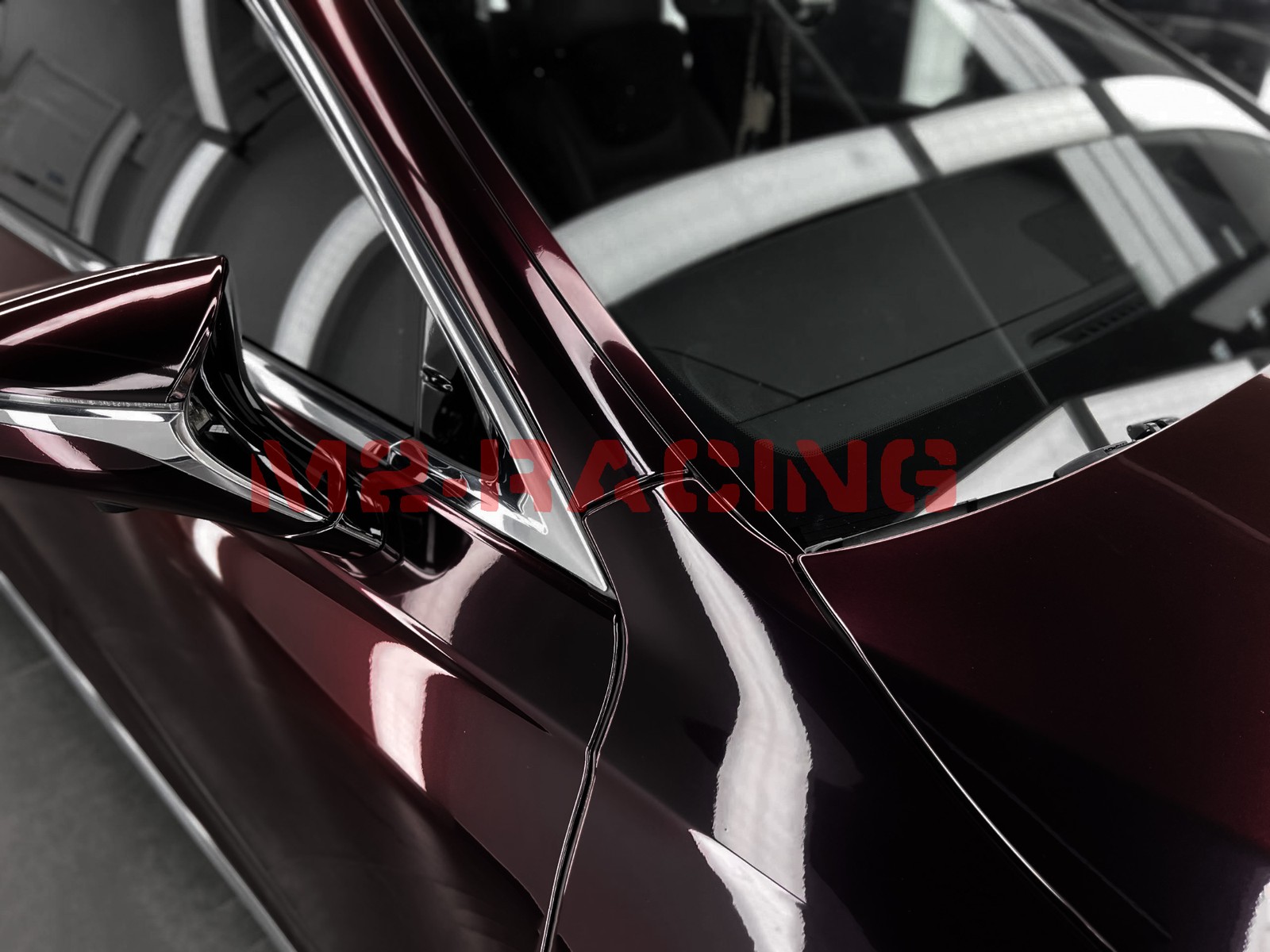 Galaxy Dust Gloss Midnight Red PPF TPU Paint Protection Film Dry Wet Vinyl Wrap