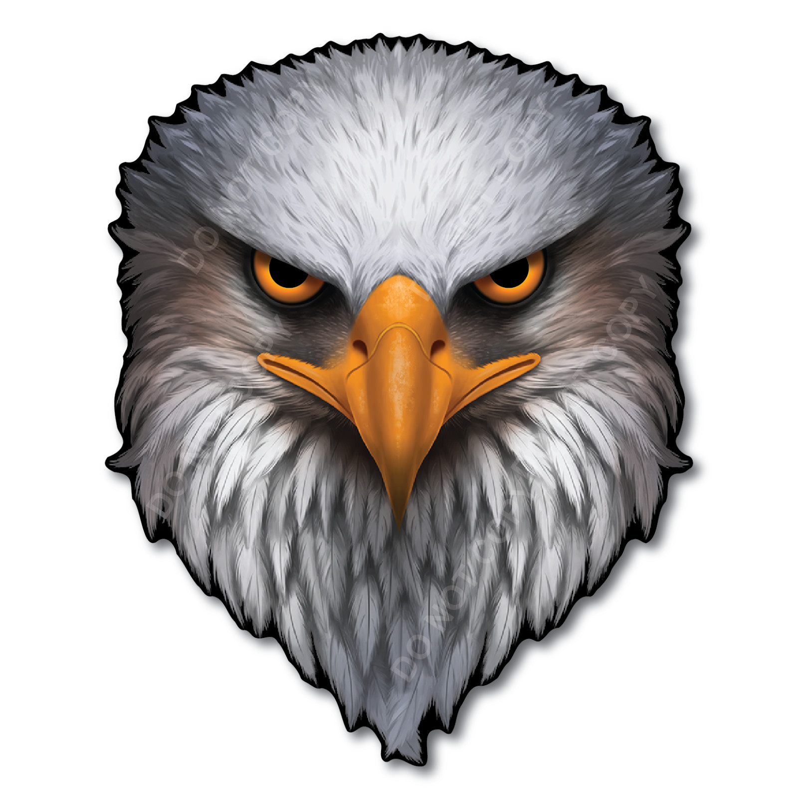 American Flag Eagle 3M Sticker Patriotic USA Flag Vinyl Graphic for Cars Trucks