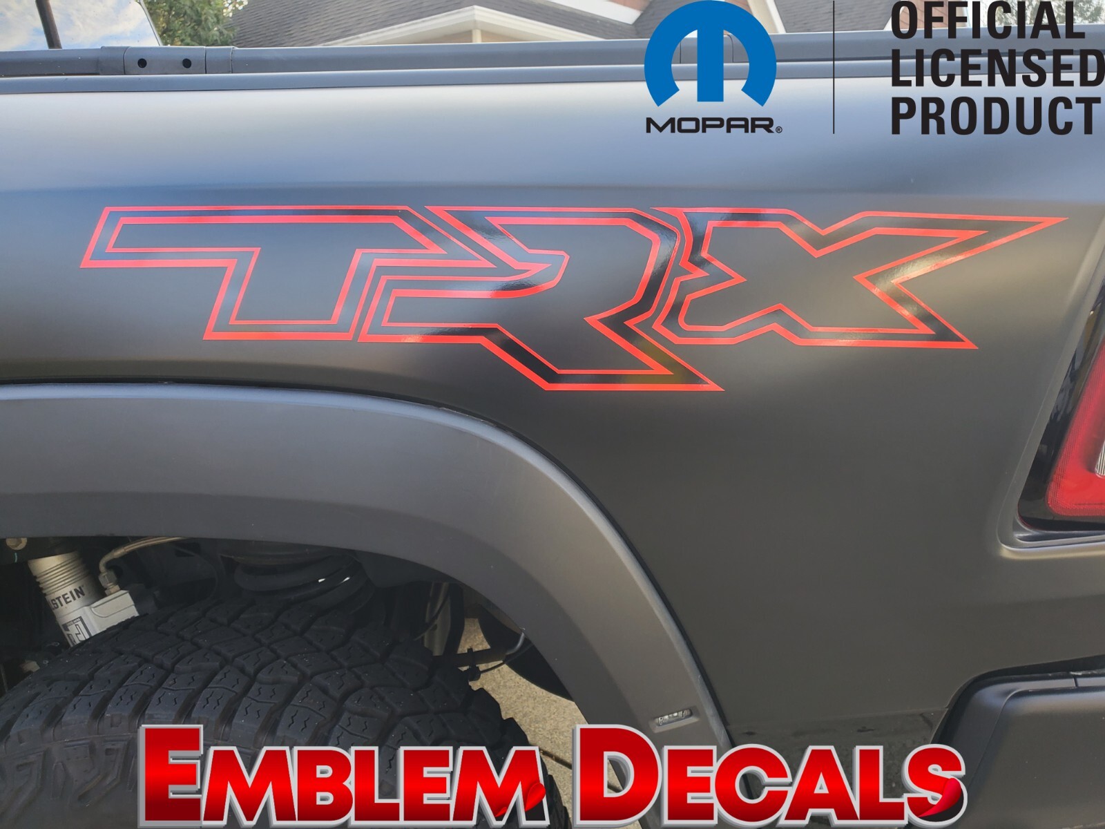 Ram 1500 TRX 2 Tone Bed Decals Decal 2021 2022 2023 2024