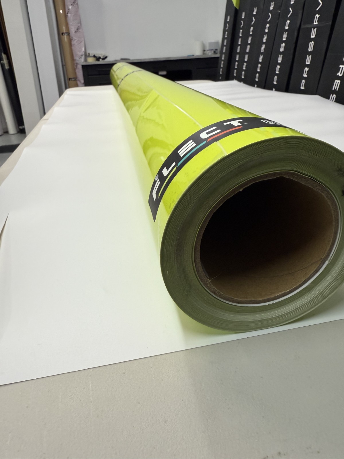 Flect (PET) Vinyl Wrap – Acid Green – Full Roll 5ft x 60ft NEW OVERSTOCK SALE