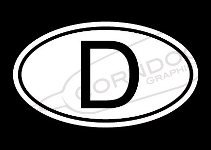 Deutschland VINYL STICKER DECAL GERMANY AIRCOOLED BENZ BMW GERMAN