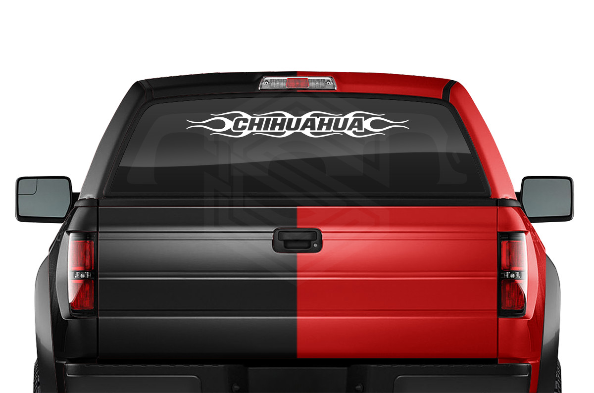#124 CHIHUAHUA Mexico CHH Decal Sticker Windshield Window Graphic Estado Troca