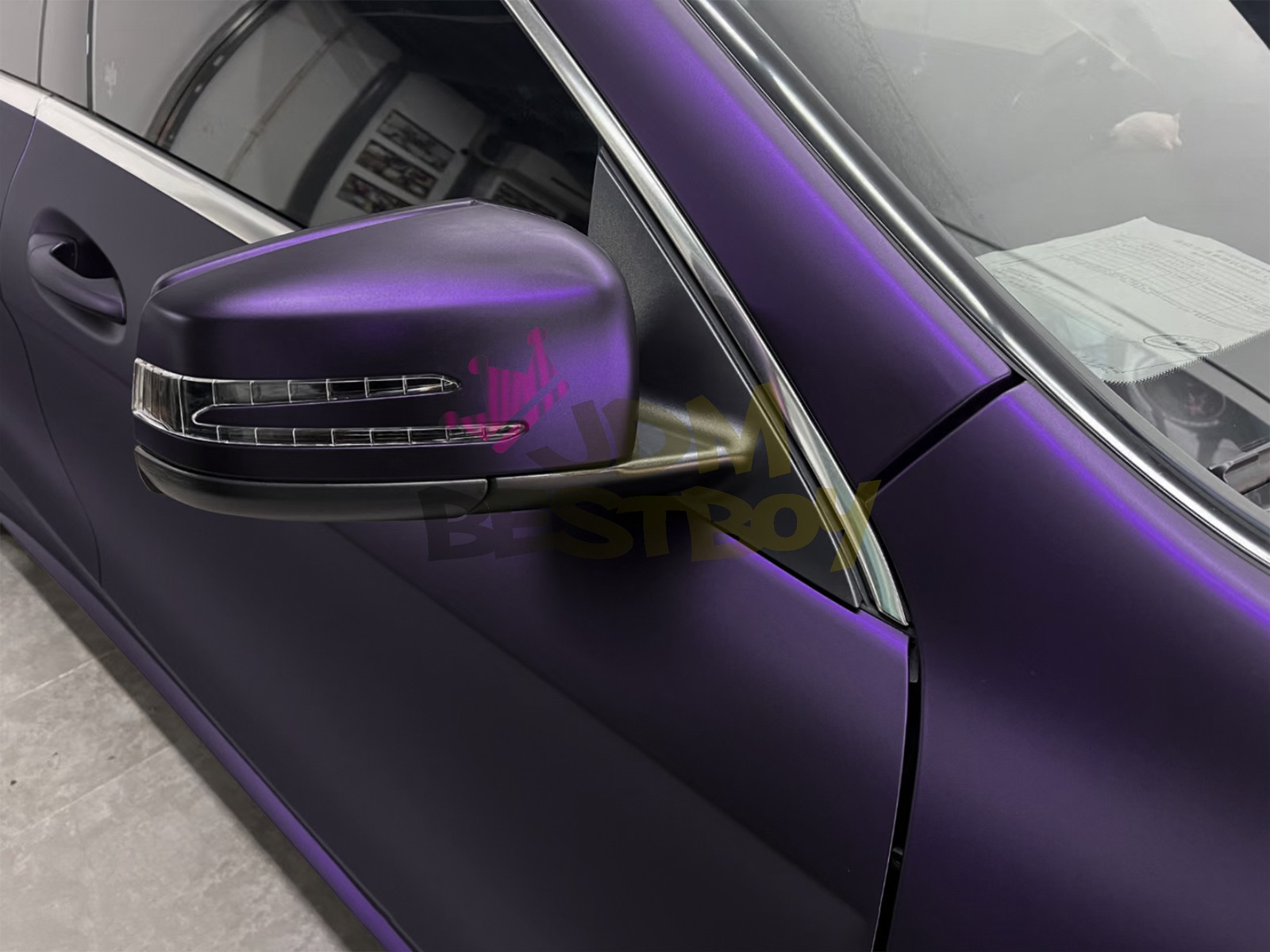 Matte Metallic Magic Purple TPU PPF Paint Protection Film Dry Wet Car Vinyl Wrap