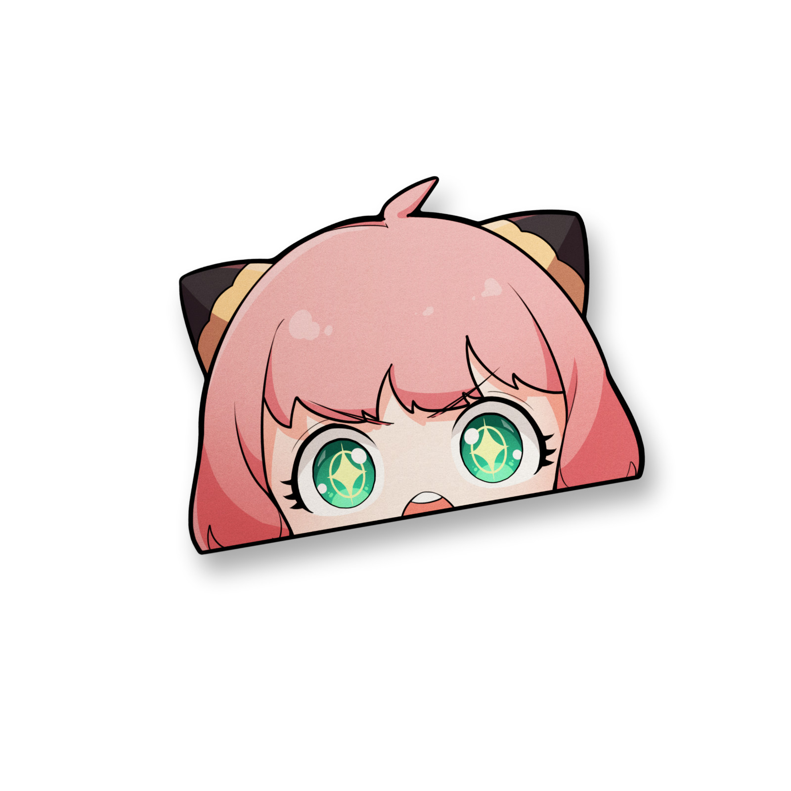Custom Anya Fanart Peeker Anime Car Stickers and JDM Decals