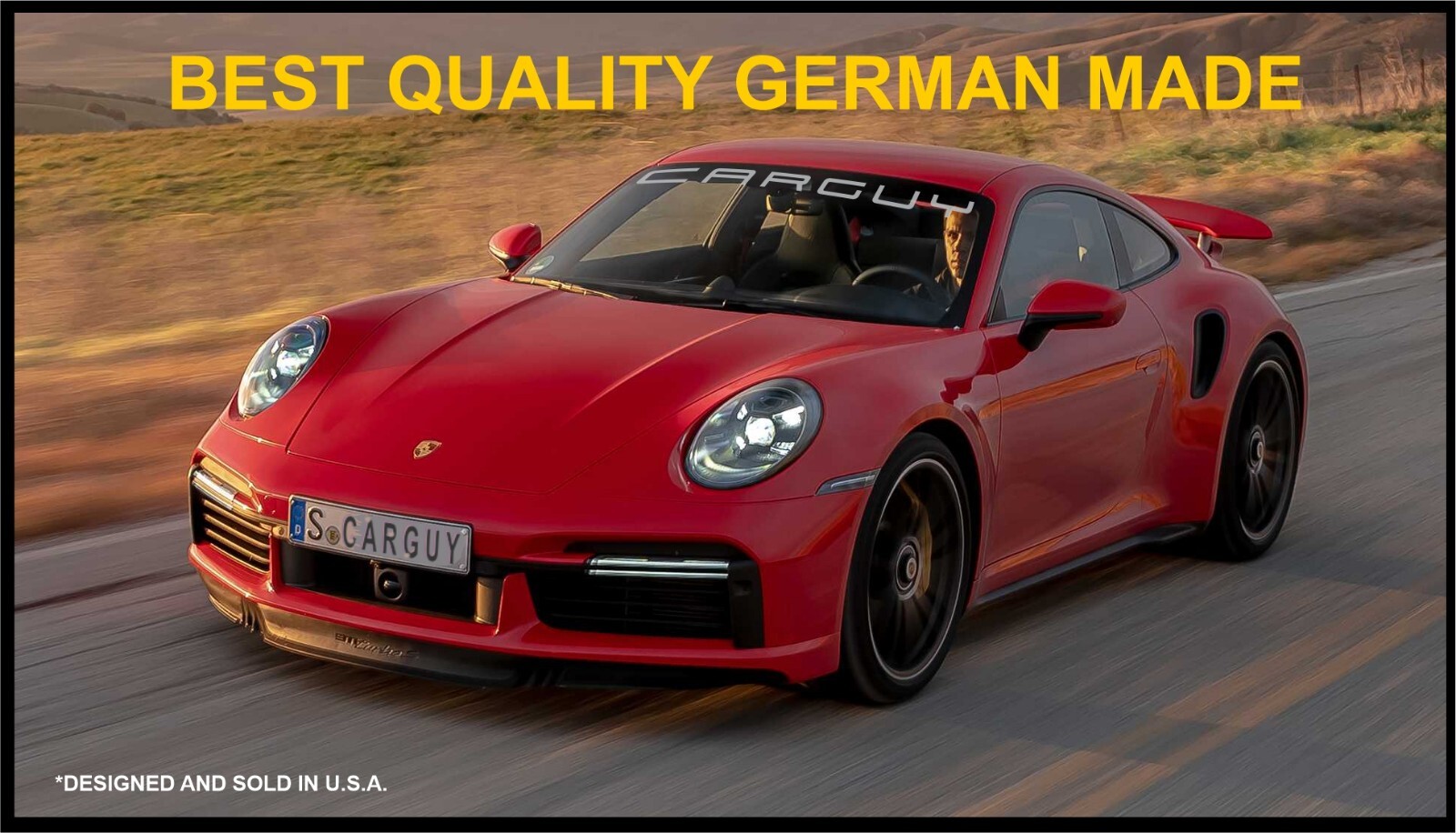 Windshield Custom Decals for all Porsche Models