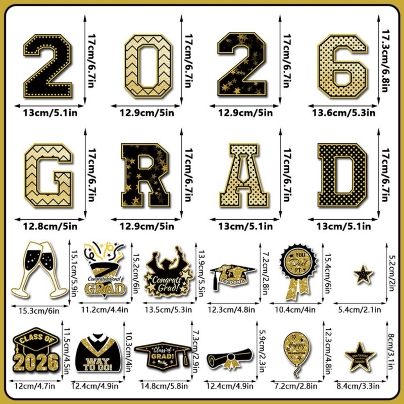 Golden Vehicle Decorative Stickers Decals PVC Material Easy To Install