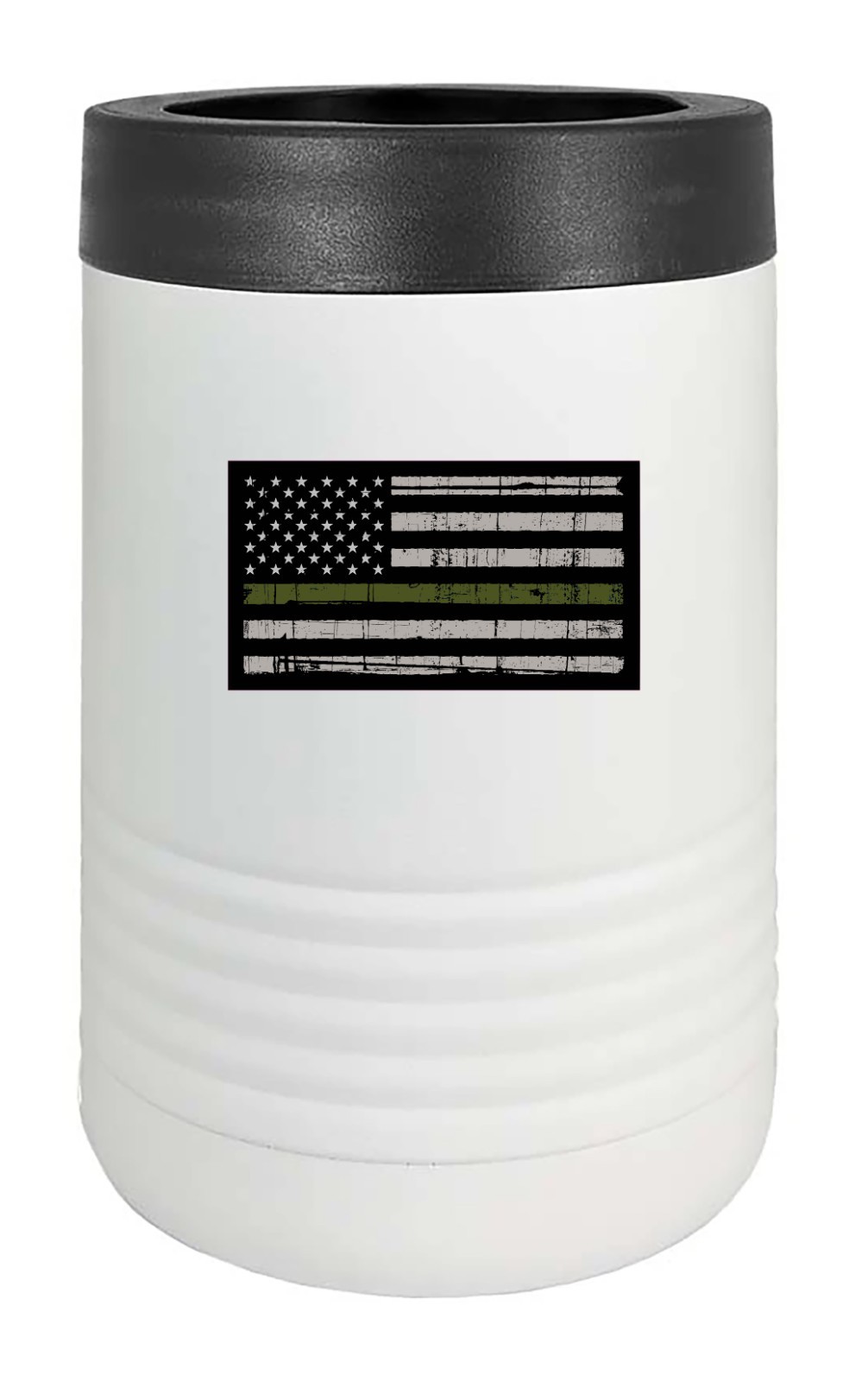 5.5″ Thin Green Line American Flag Vinyl Decal | Car Window | Support Military
