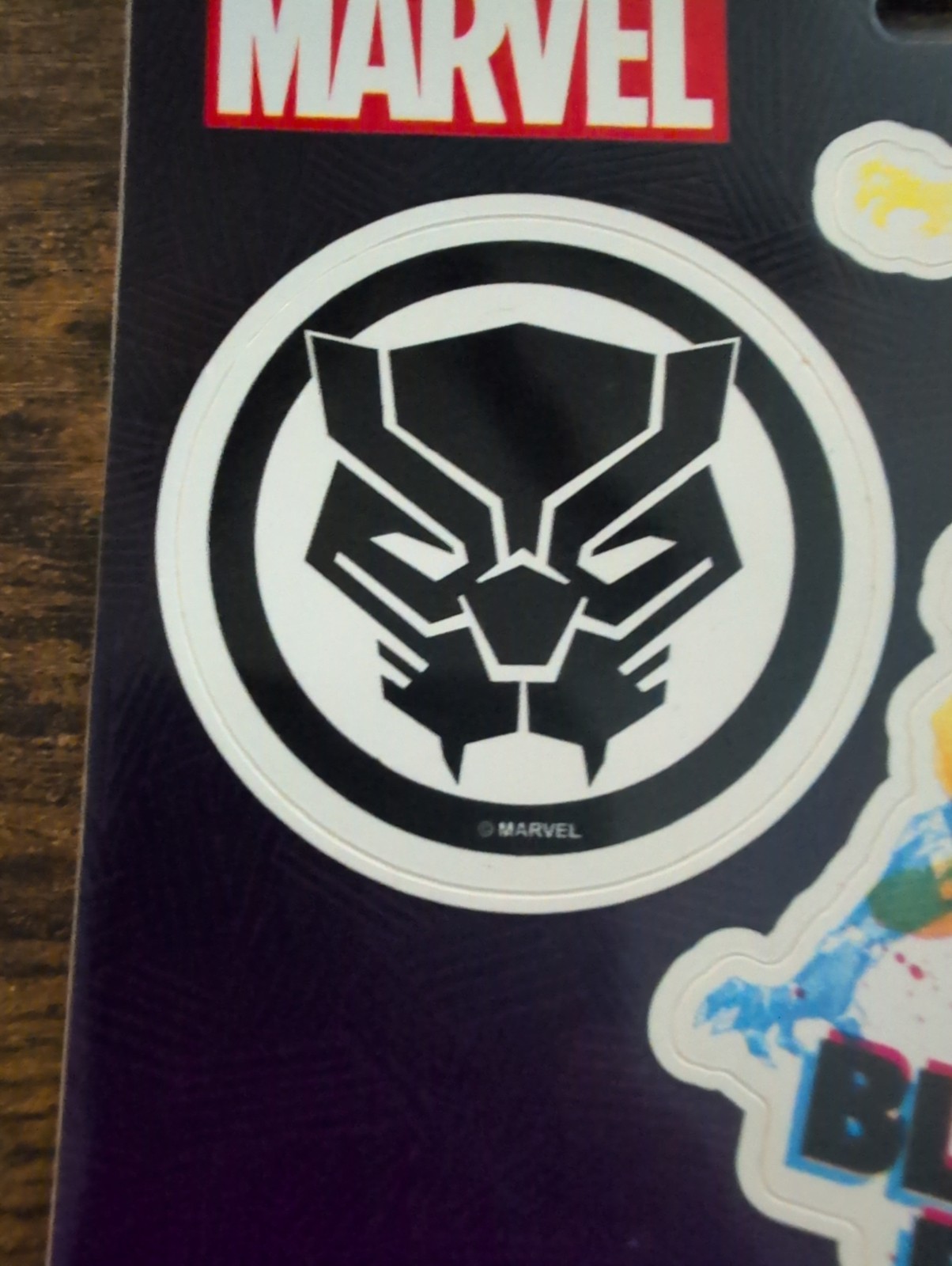 DECALOMANIA place anywhere decal – BLACK PANTHER MARVEL MCU