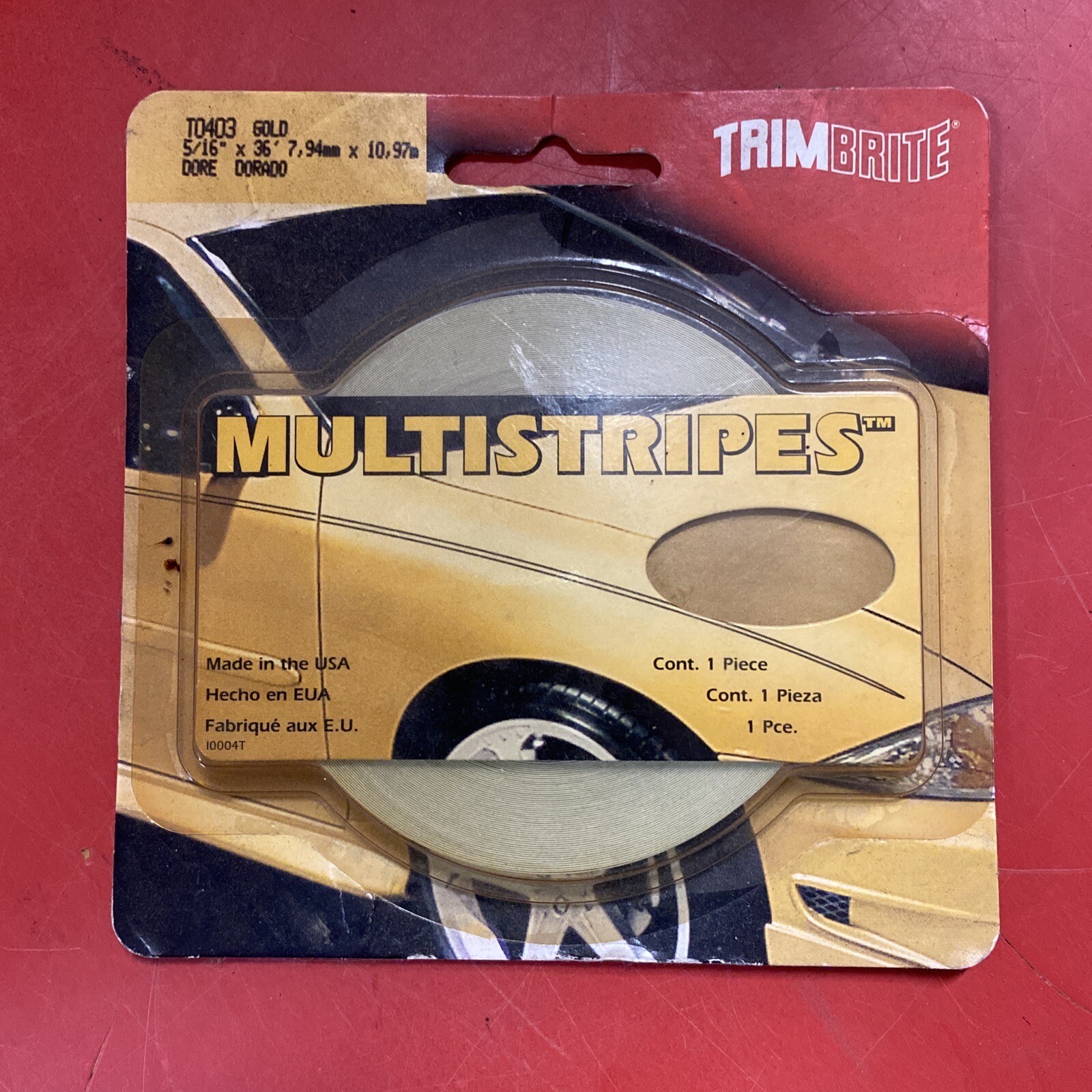 TrimBrite T0403 5/16″ x 36′ Mutistripes – Gold –