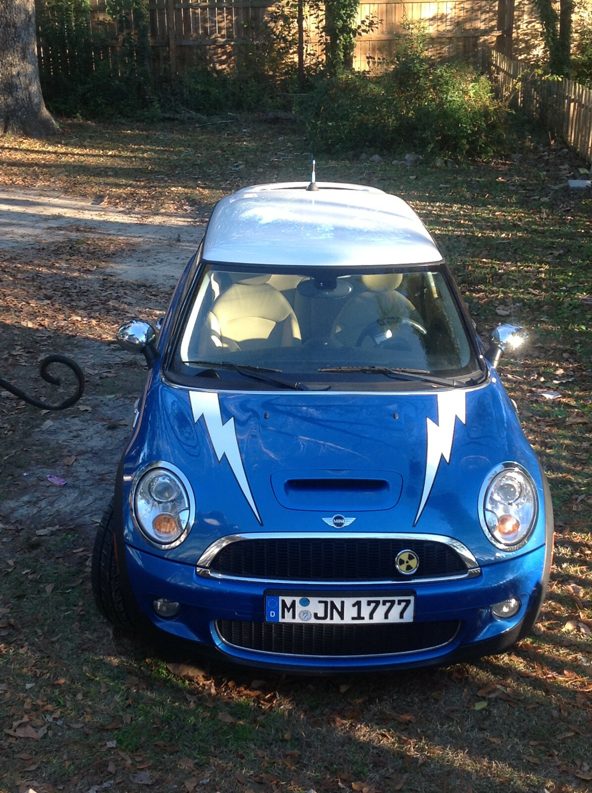 Mini Cooper Lightning Bonnet Stripe Graphic Decals FIT ALL YR & MODELS