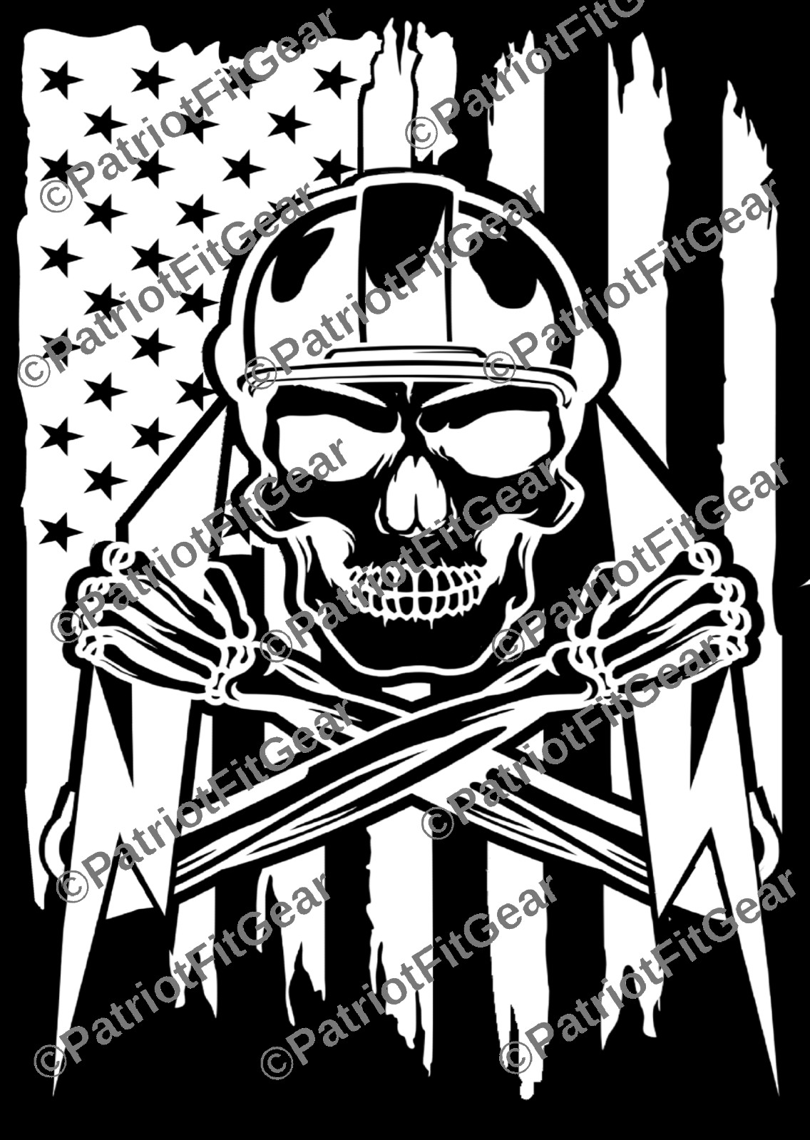 Lineman,Electrician,Line Work,Linemen,Skull,American Flag,Custom Vinyl Decal