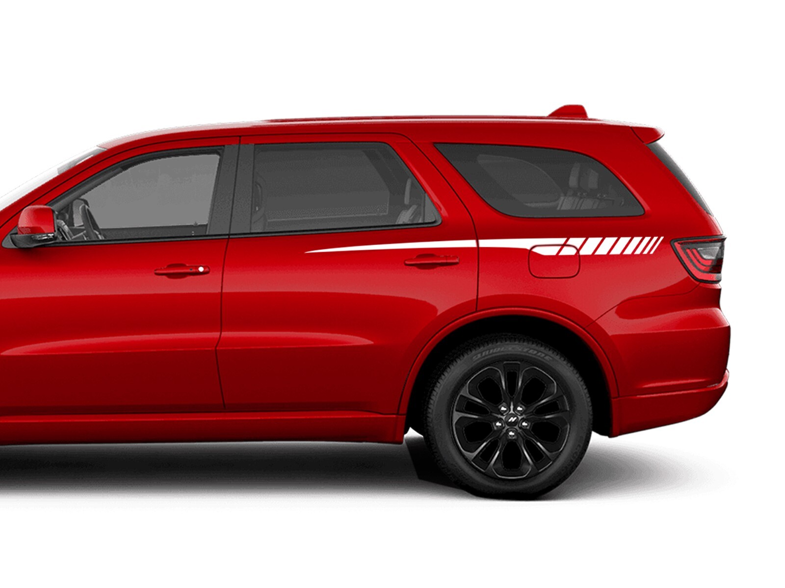 Back side stripes graphics stickers decal compatible with Dodge Durango