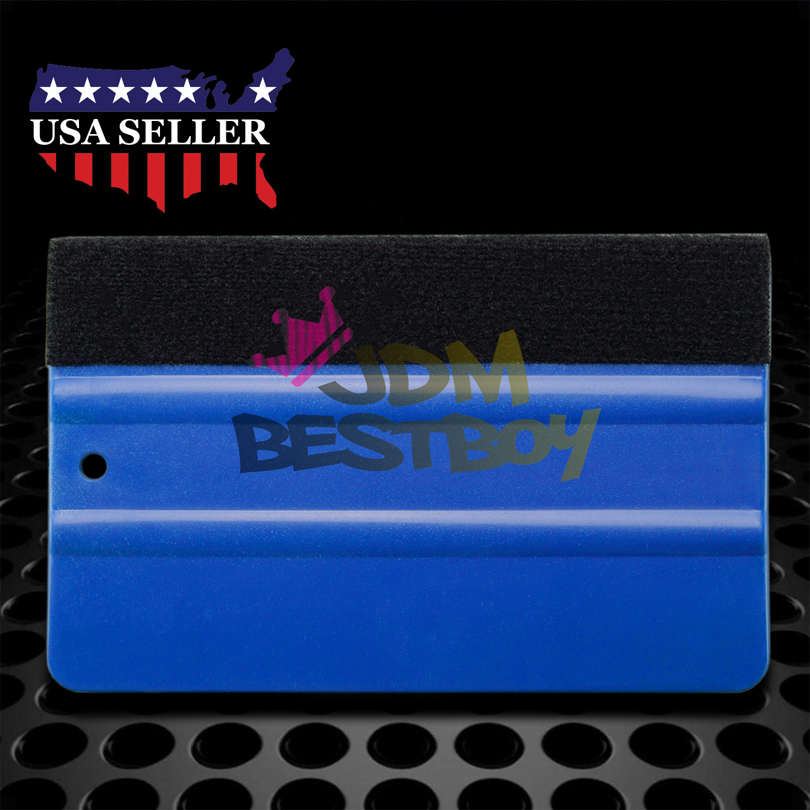 5″ Felt Edge Vinyl Wrap Application Squeegee Tool Decal – U.S. FREE SHIPPING