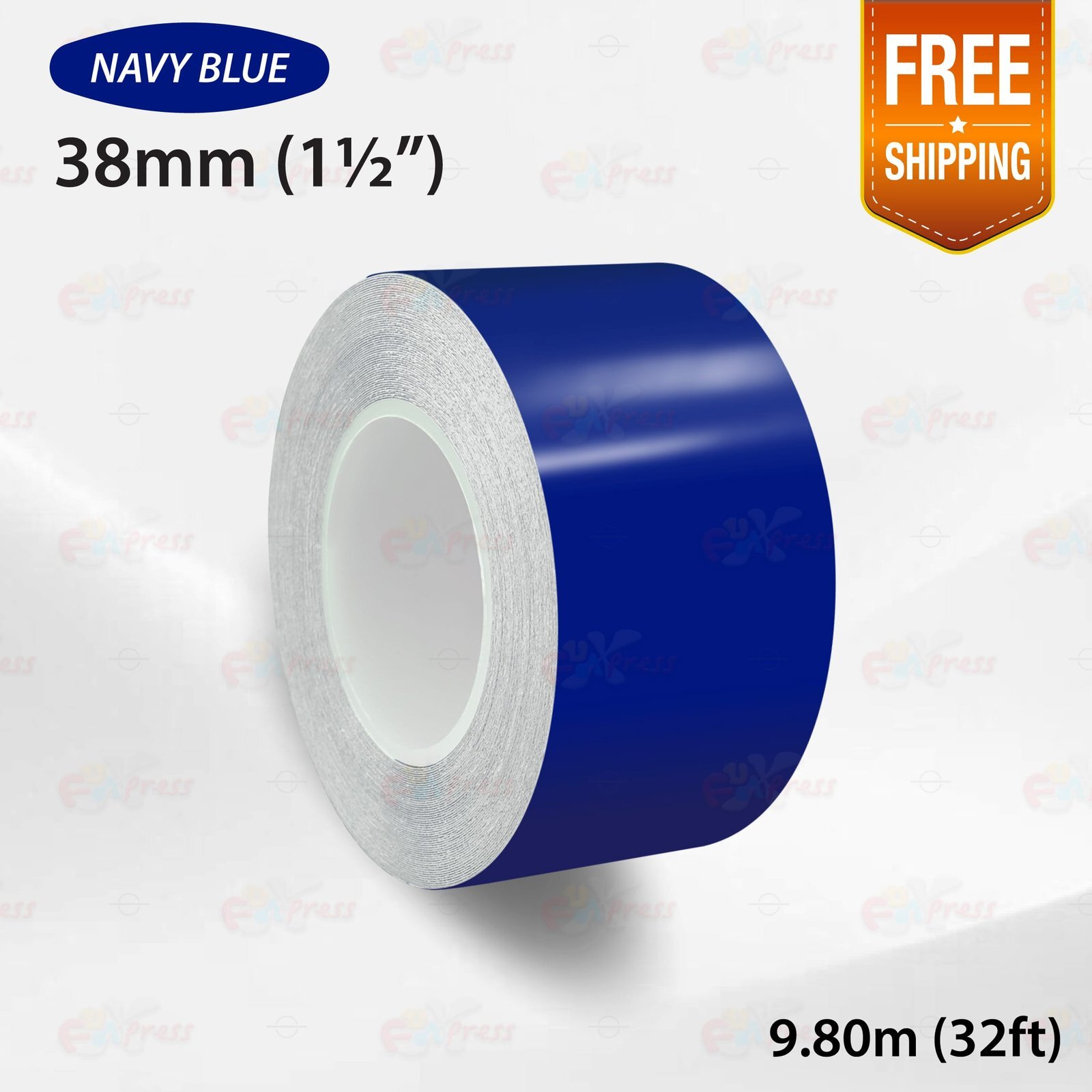 DARK BLUE 1.5″ 38mm PIN STRIPE Car SUV Model Streamline TAPE Decal Vinyl Sticker