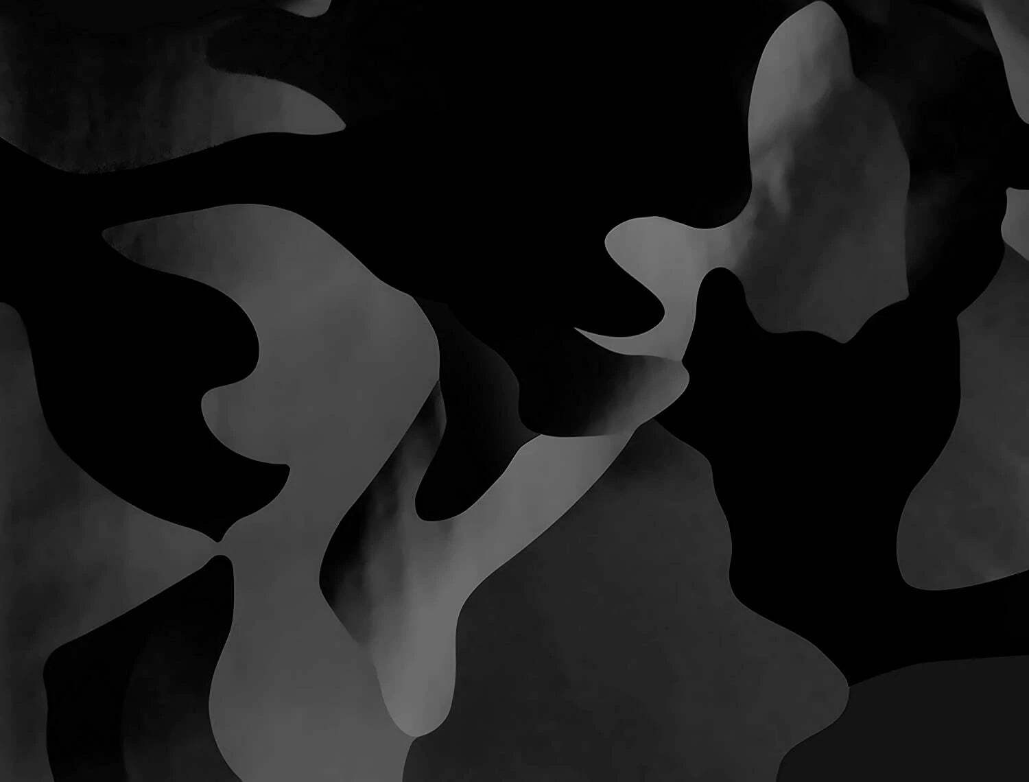 VVivid 2022 VVivid+ Black Stealth Large Camo Vinyl Car Wrap Film | V505